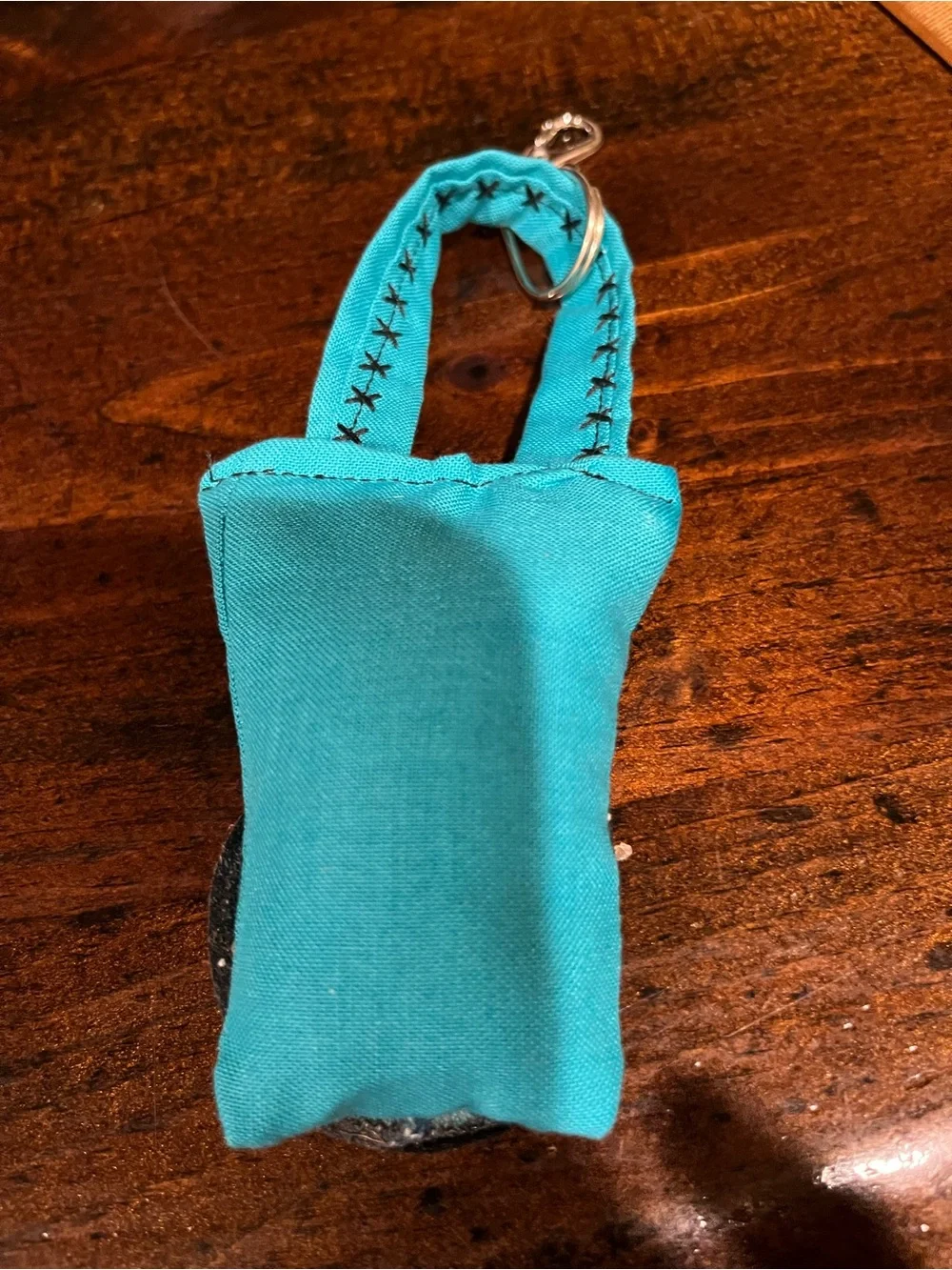 Good Vibes purse keychain